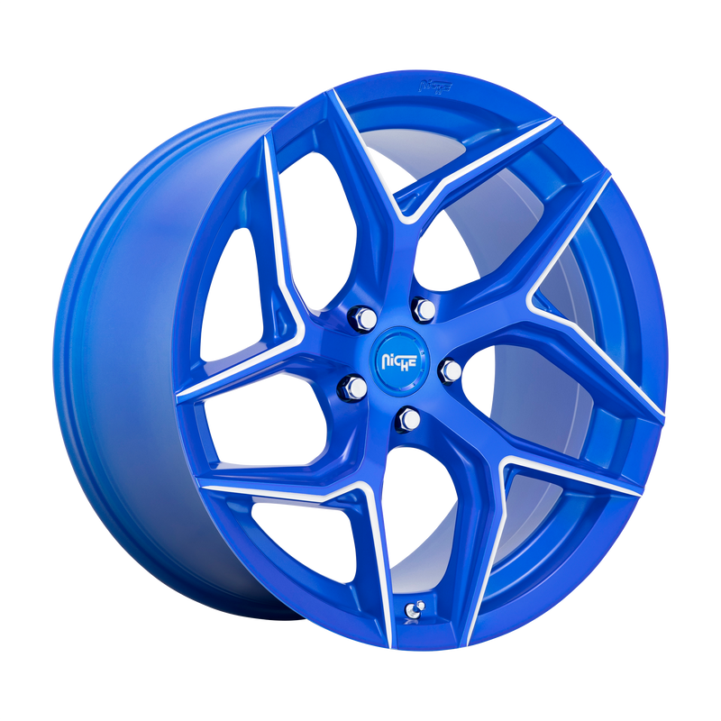 Niche M268 TORSIONI 20X10.5 5X112 ET40 66.56 Anodized Blue Milled