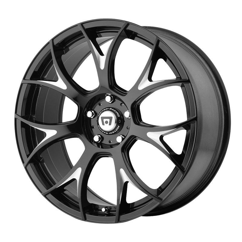 MOTEGI MR126 Gloss Black With Milled Accents