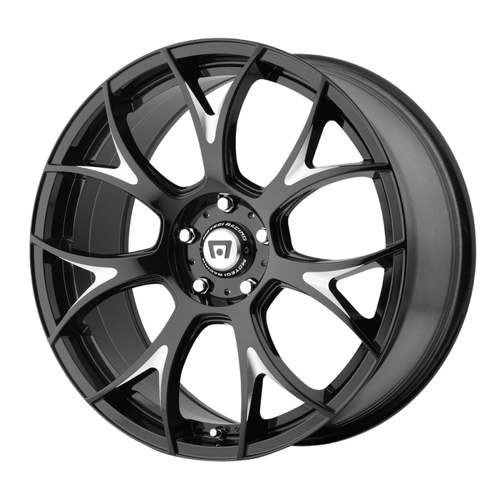 MOTEGI MR126 Gloss Black With Milled Accents