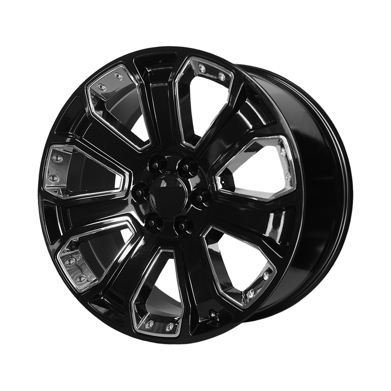 Performance Replicas PR113 Gloss Black With Chrome Accents