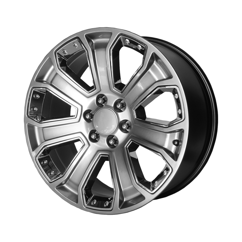 Performance Replicas PR113 Hyper Silver Dark With Chrome Accents