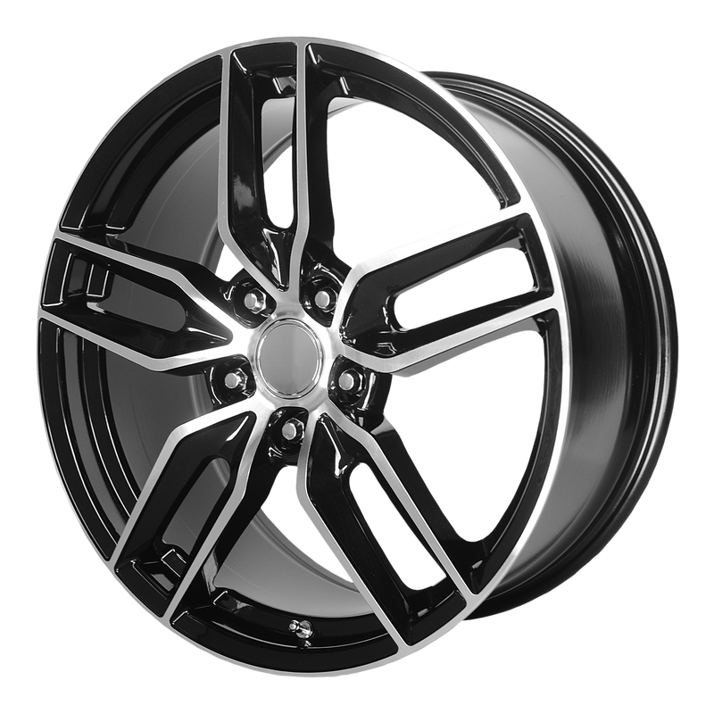 Performance Replicas PR160 Gloss Black with Machined Spokes
