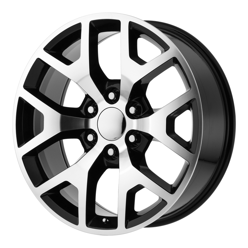 Performance Replicas PR169 Gloss Black with Machined Spokes