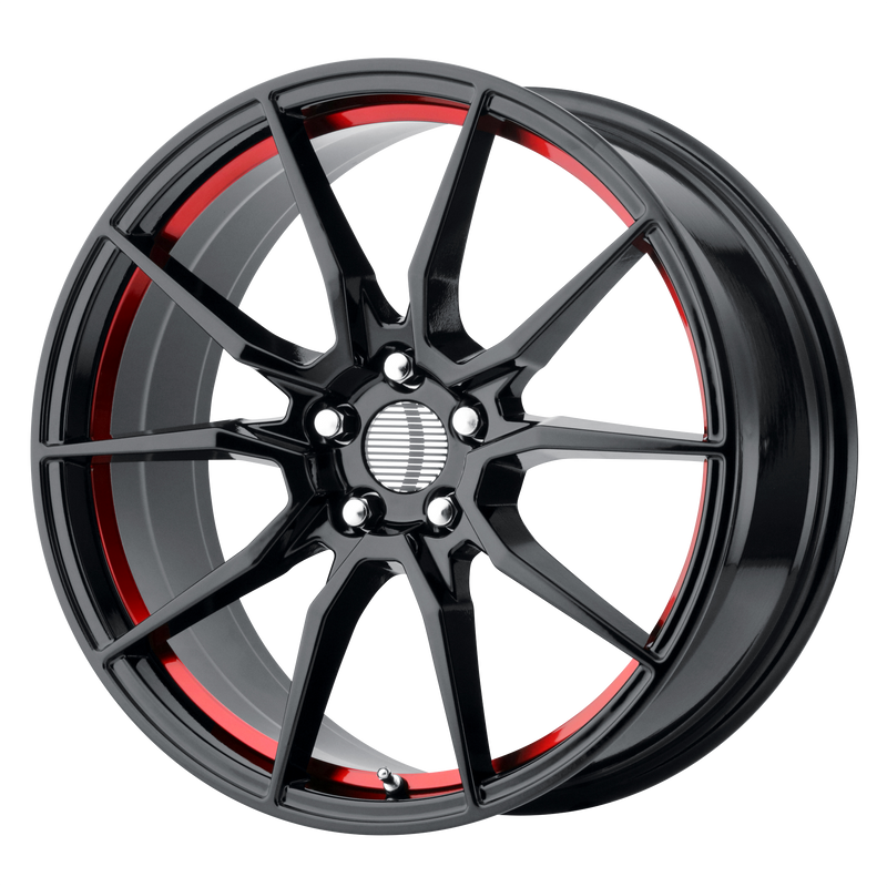 Performance Replicas PR193 Gloss Black Red Machined