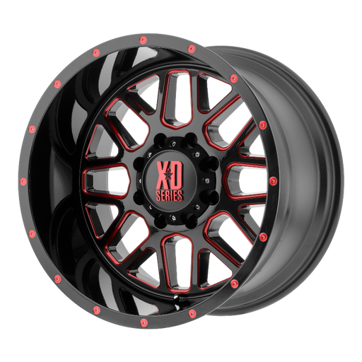 XD SERIES XD820 GRENADE Satin  Black Milled With Red Clear Coat