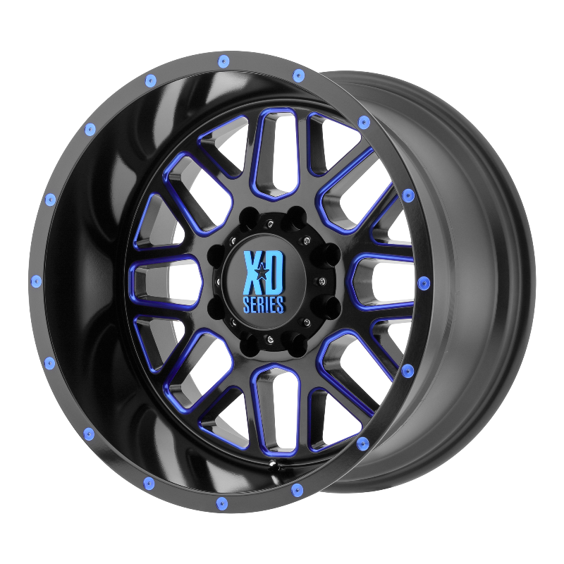 XD SERIES XD820 GRENADE Satin  Black Milled With Blue Clear Coat