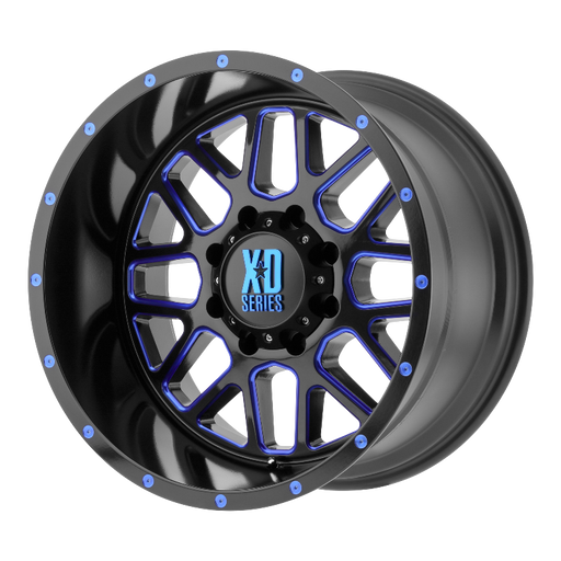 XD SERIES XD820 GRENADE Satin  Black Milled With Blue Clear Coat