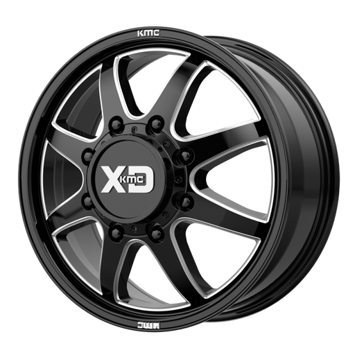 XD SERIES XD845 PIKE DUALLY Gloss Black Milled - Front
