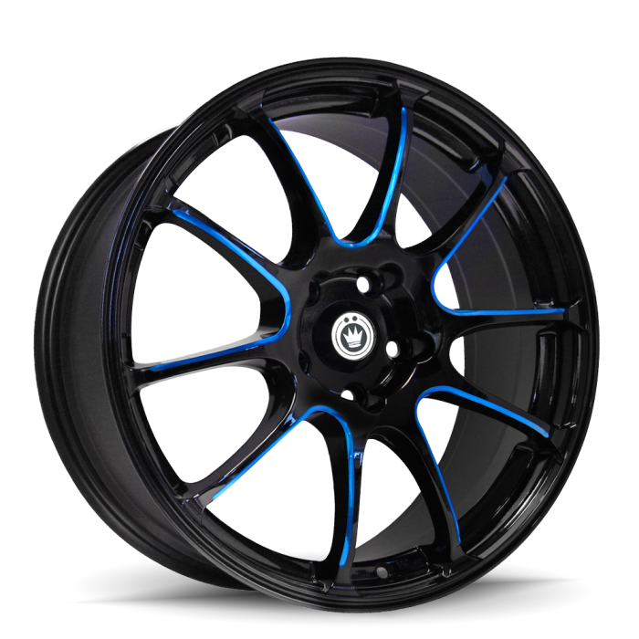 KONIG ILLUSION GLOSS BLACK / BLUE TINTED CLEARCOAT