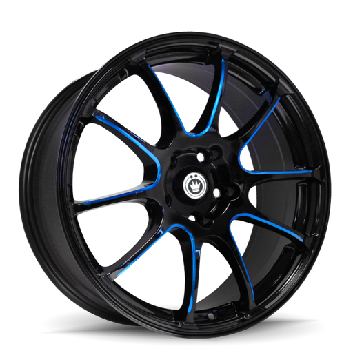 KONIG ILLUSION GLOSS BLACK / BLUE TINTED CLEARCOAT