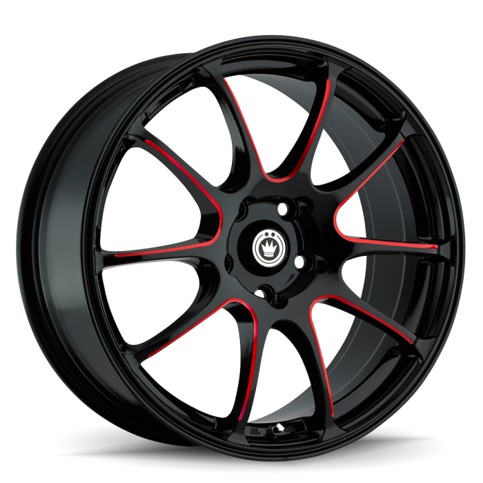 KONIG ILLUSION GLOSS BLACK / RED TINTED CLEARCOAT