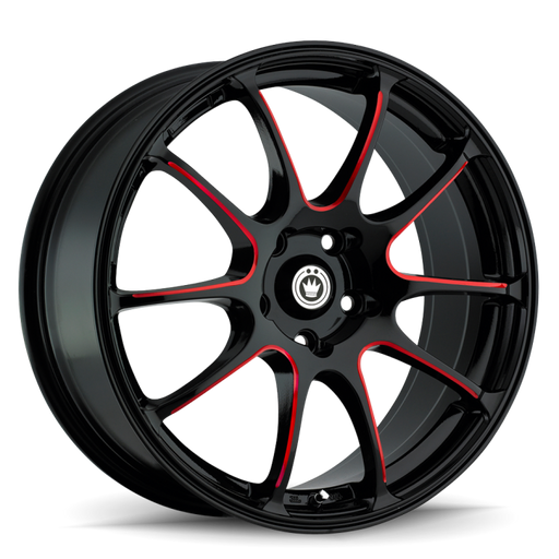 KONIG ILLUSION GLOSS BLACK / RED TINTED CLEARCOAT