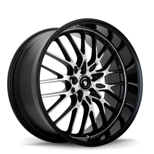 KONIG LACE GLOSS BLACK / MACHINED FACE