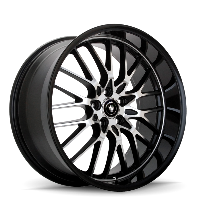 KONIG LACE GLOSS BLACK / MACHINED FACE
