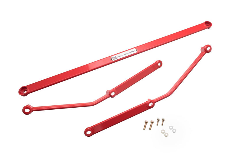 H-Brackets for Lexus IS250 06-11 - Rear Lower Red - SB-HB-LI06RL-R
