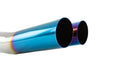 Universal 3" VIP Exhaust Tip "Blast Pipe" Style (weld-on) - Angled - Blue Tip - MR-UT-D3-BT-V2