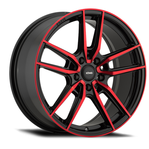KONIG MYTH GLOSS BLACK W/ RED TINTED CLEARCOAT