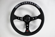 VERTEX CHECKER STEERING WHEEL 330MM DEEP DISH
