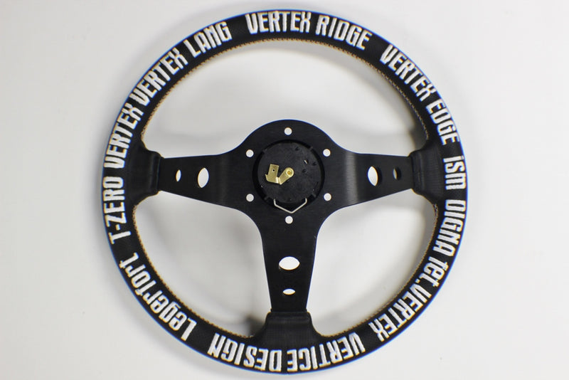 VERTEX KUMADORI 330MM LEATHER STEERING WHEEL