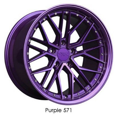 XXR 571 Diamond Cut Purple